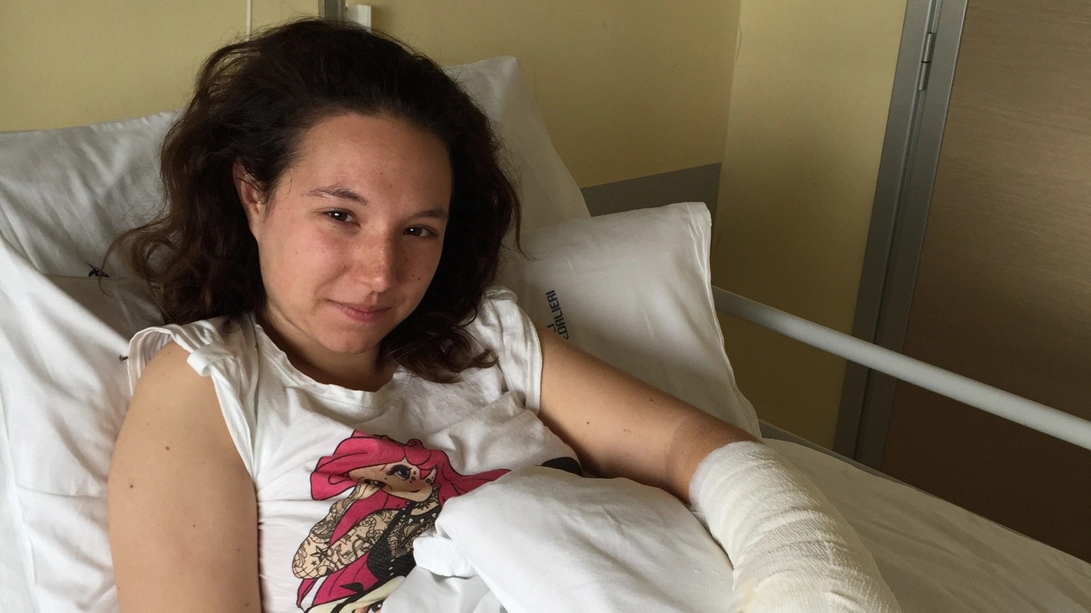 Debora Vanni ricoverata in ospedale dopo incidente col motorino (foto Germogli)