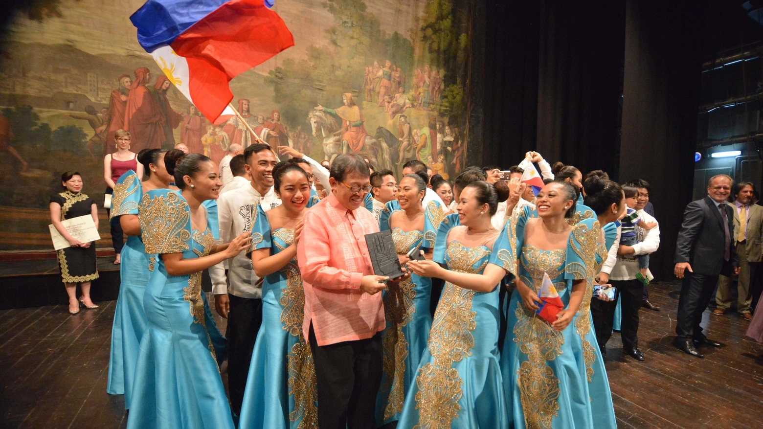 Il trionfo del coro filippino
