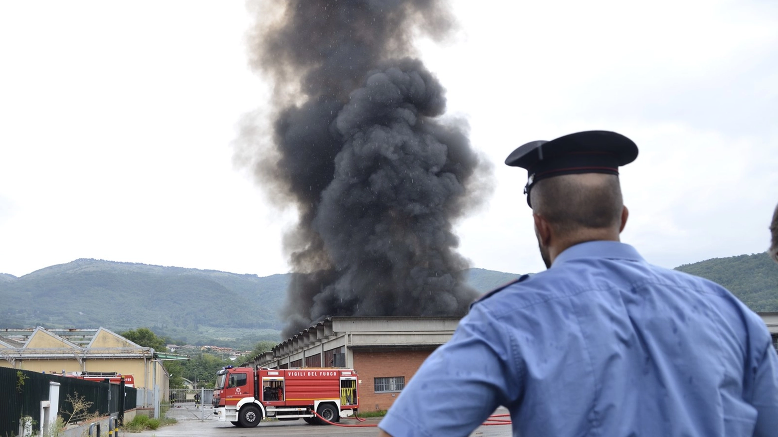 L'incendio a Gabolana
