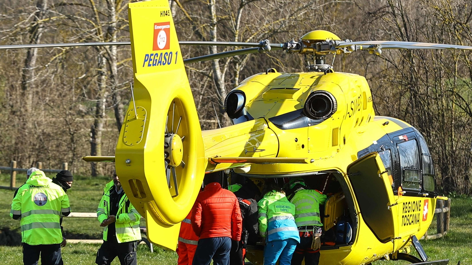 Un elicottero Pegaso Un elicottero Pegaso