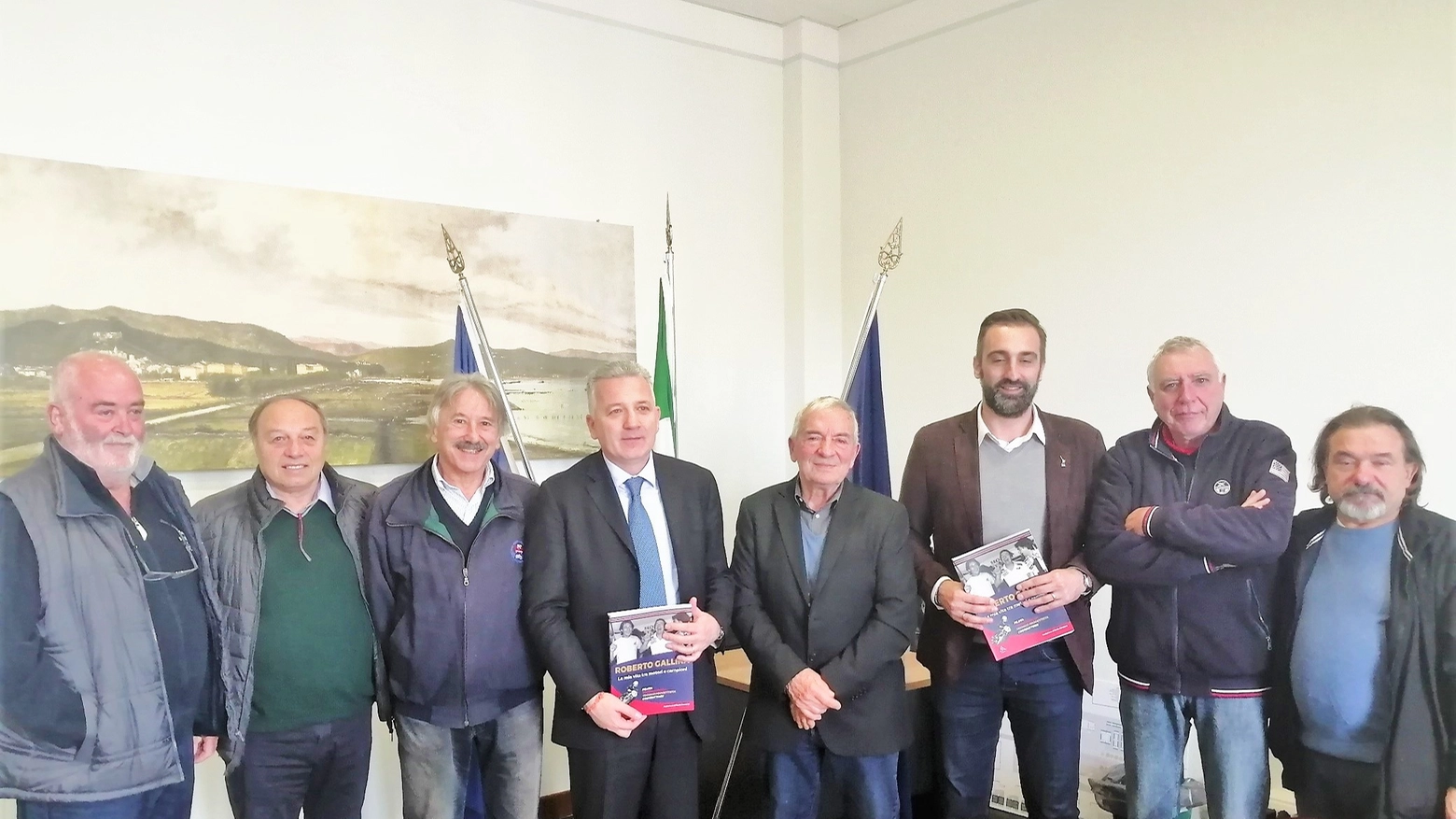 Il libro di Gallina viene presentato in municipio con sindaco, assessore e Cams