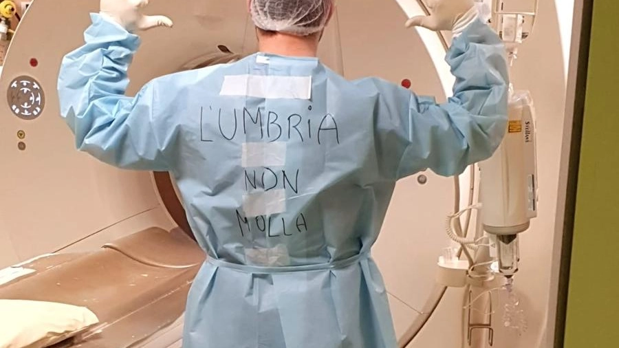 Il messaggio "L'Umbria non molla"
