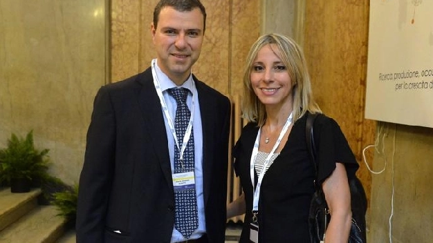 Lucia Aleotti, presidente Menarini, con il fratello Alberto, vice presidente