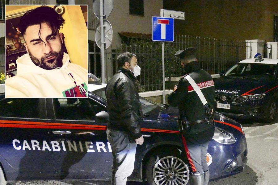 Gianni Avvisato, nel riquadro, ucciso a Comeana