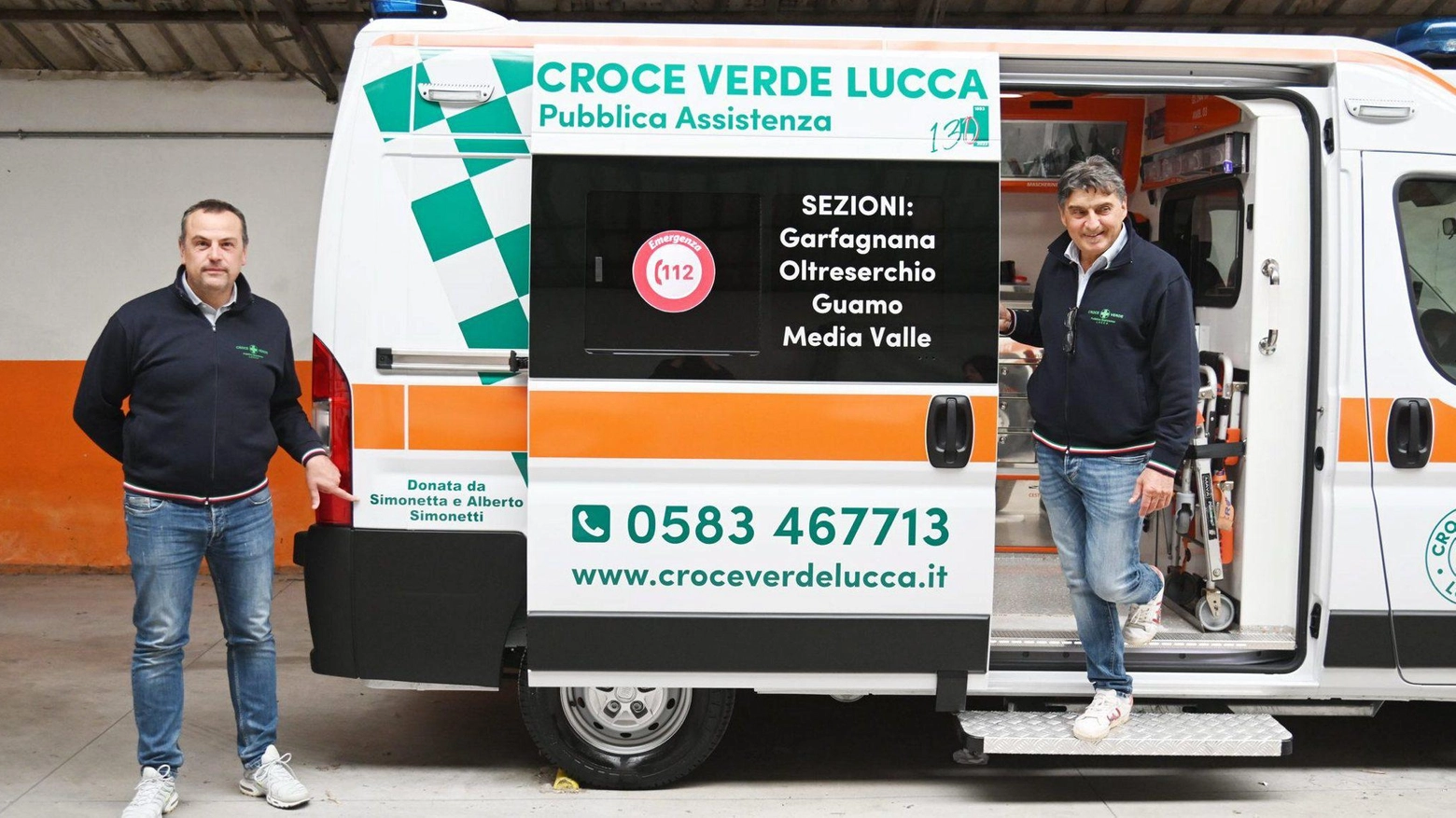 I 130 anni di Croce Verde Lucca  “In regalo per noi tre nuovi mezzi  E’ il cuore grande della nostra città“