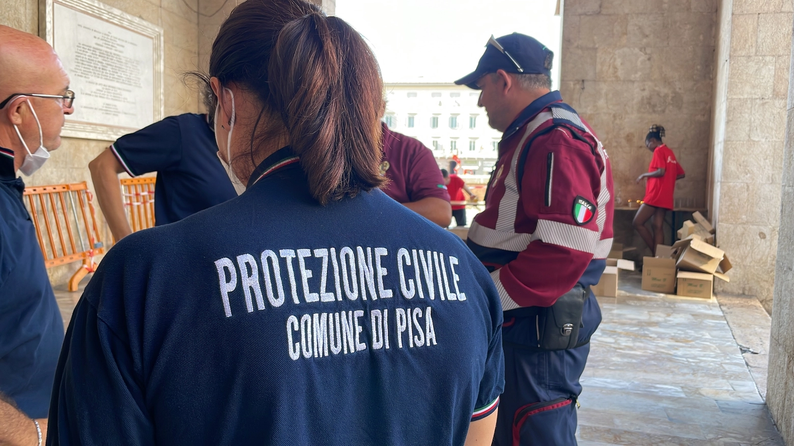 I volontari della Protezione Civile I volontari della Protezione Civile