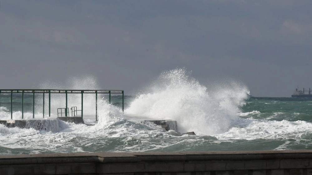 Livorno, immagini di maltempo (foto Lanari)