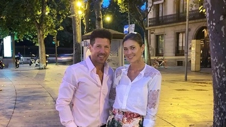 Diego Pablo Simeone e Carla Pereyra