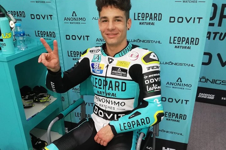 Lorenzo Dalla Porta nel paddock