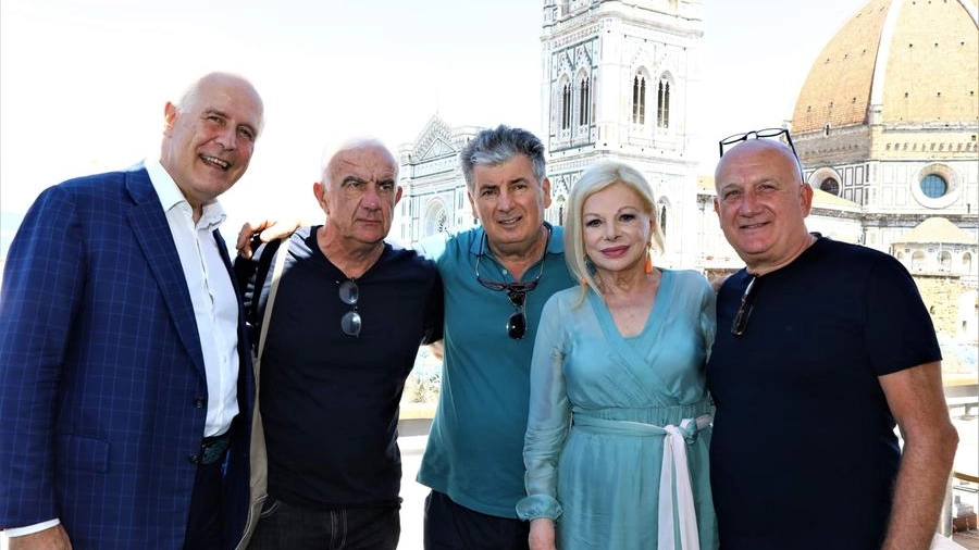 Eugenio Giani, Gene Gnocchi, Roberto Caneschi, Sandra Milo e Alessandro Sarti