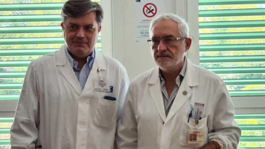 I dottori Maurizio Pieroni (a sinistra) e Leonardo Bolognese