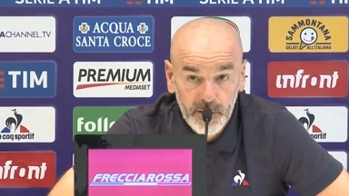 Stefano Pioli in conferenza stampa prima di Samp-Fiorentina