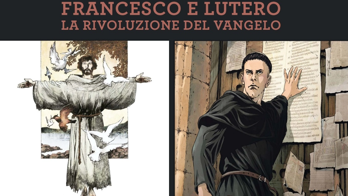 L'immagine dell'iniziativa "Francesco e Lutero. La rivoluzione del vangelo"