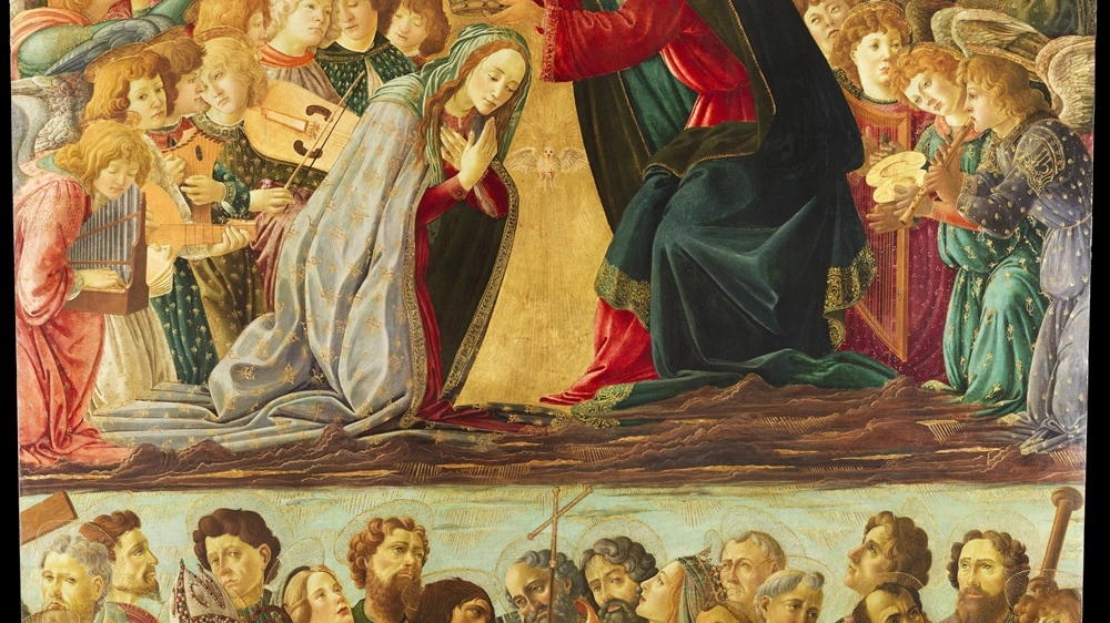 "L'inconcoronazione della Vergine" di Botticelli