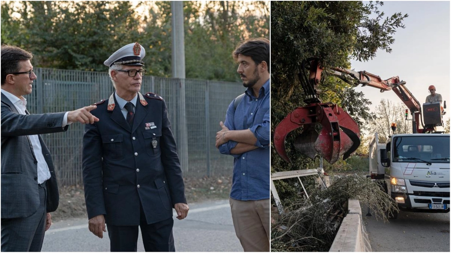 Anche il sindaco Nardella e l'assessore Giorgio hanno assistito alla ripulitura del Poderaccio Anche il sindaco Nardella e l'assessore Giorgio hanno assistito alla ripulitura del Poderaccio