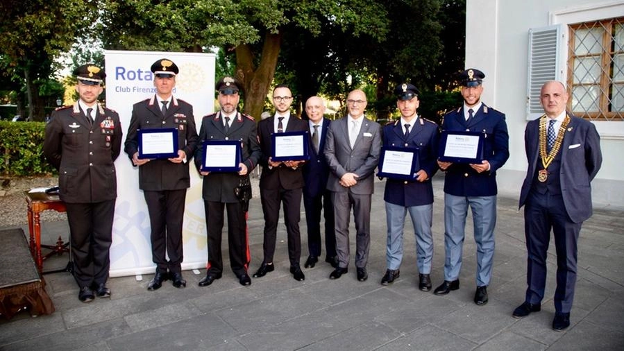 I premiati di "Valore del coraggio"