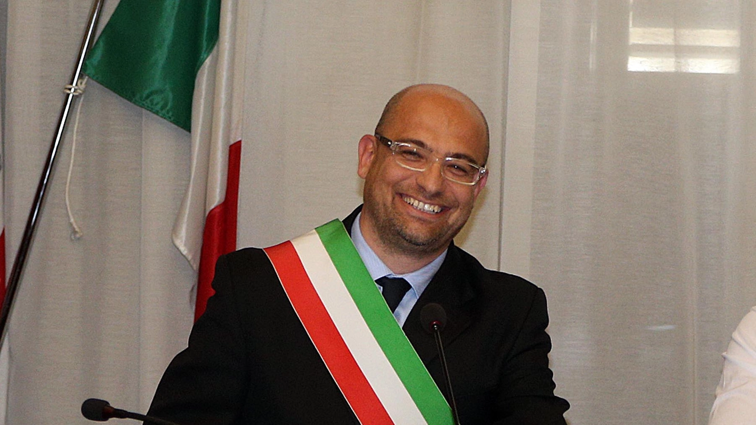 Il sindaco di Pontedera Simone Millozzi (Fotocronache Germogli)