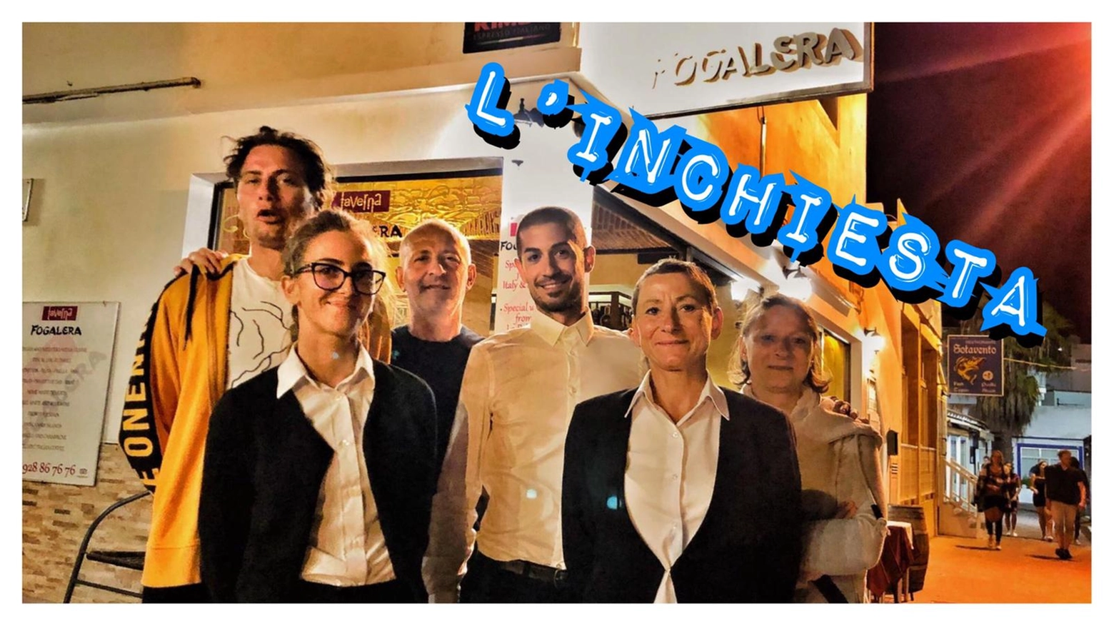 Italiani a Fuerteventura: qui lo staff, tutto tricolore, del locale di Alessandro Rossi