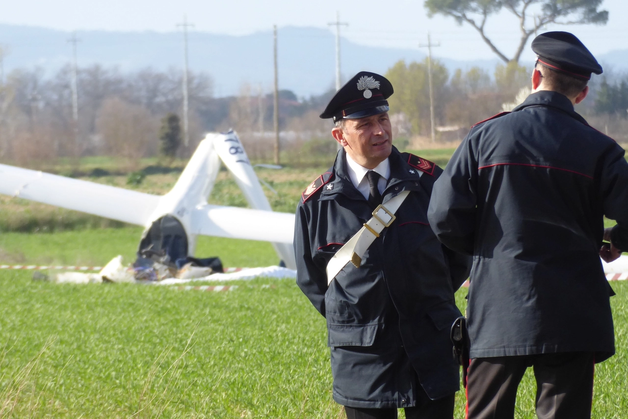 L'aliante caduto a Castroncello