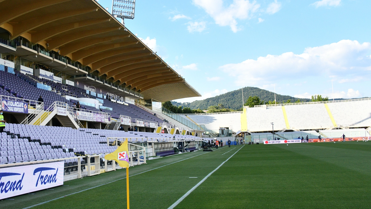 Firenze, lo stadio Franchi