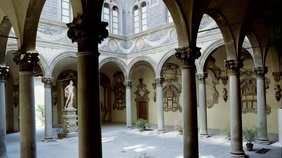Palazzo Medici Riccardi, il cortile di Michelozzo 