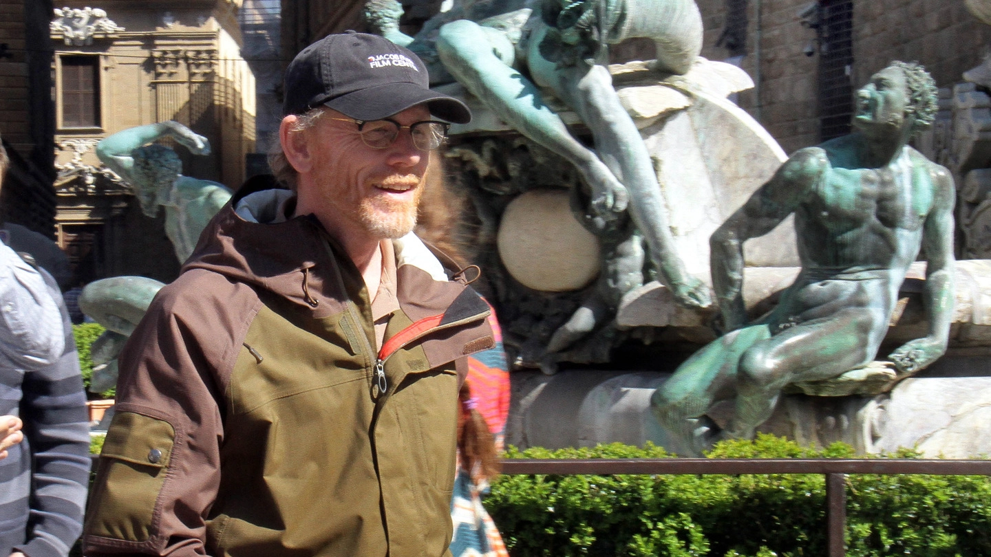 Ron Howard a Firenze (foto Umberto Visintini/New pressphoto)