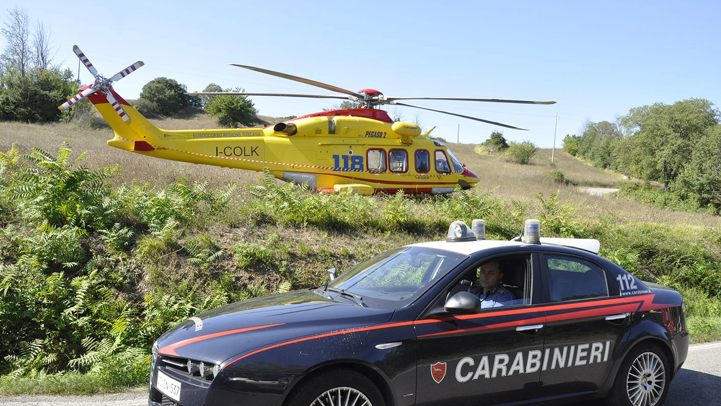 Il Pegaso dell'incidente e i carabinieri (Aprili)