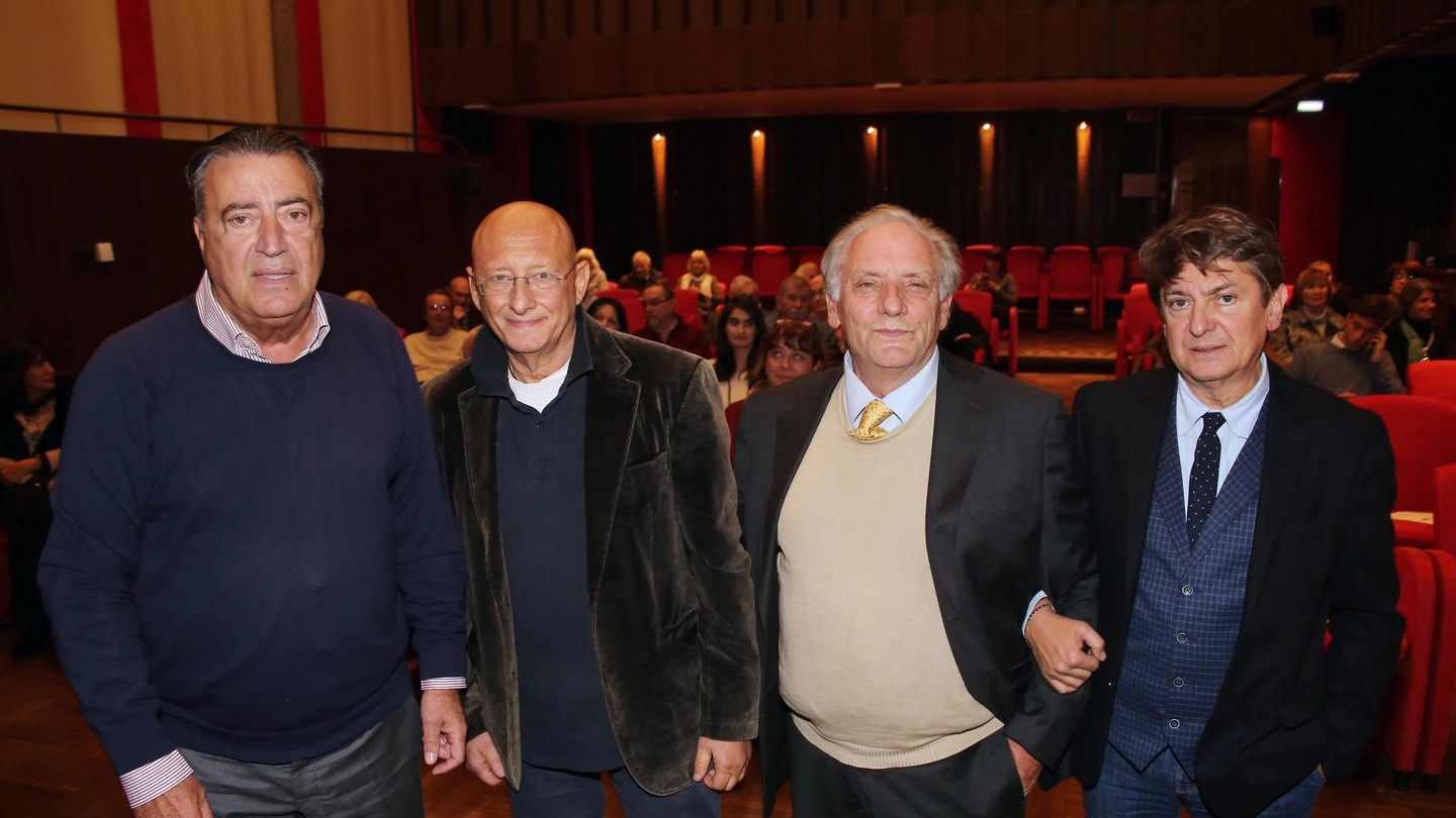 Da sinistra Francesco Carrassi, Sandro Bennucci, Massimo Sandrelli, Marcello Mancini