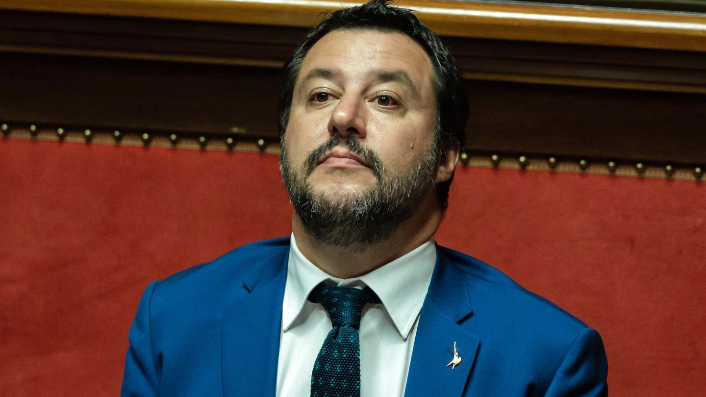 Il ministro dell'interno, Matteo Salvini
