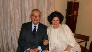 Franco Buitoni con la moglie Ilaria