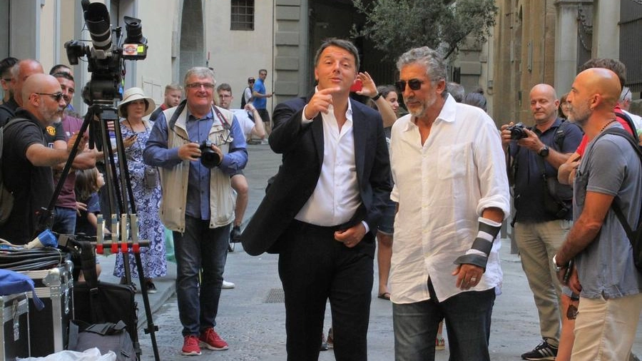 Matteo Renzi con Lucio Presta (New Press Photo)