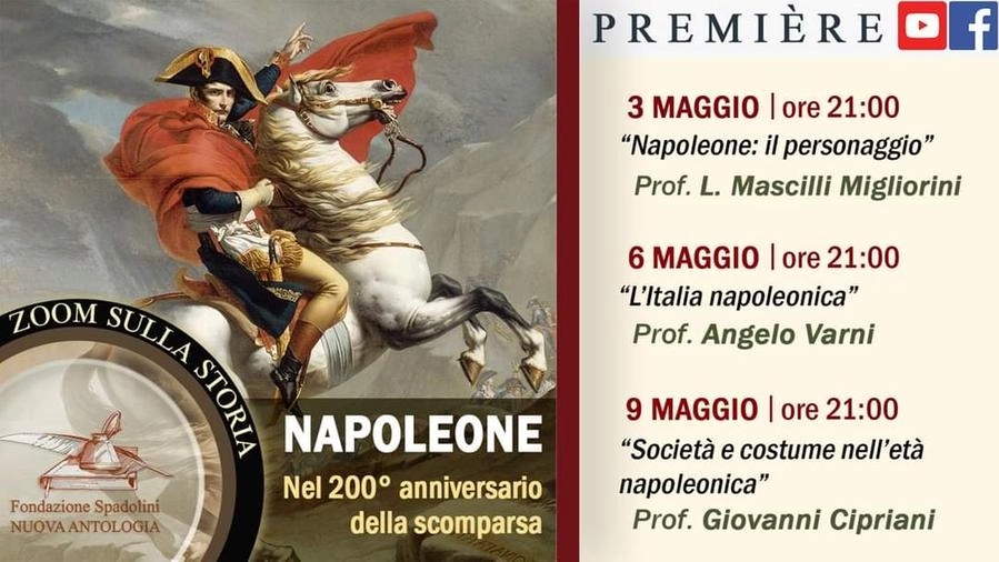 I tre appuntamenti che la Fondazione Spadolini dedica al bicentenario napoleonico