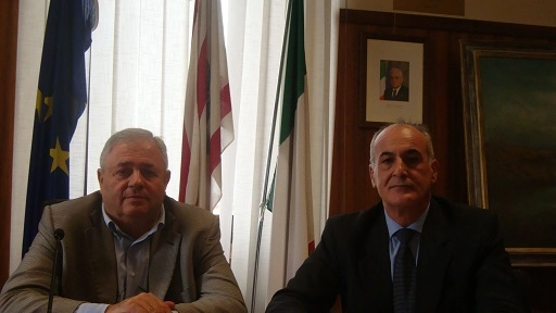 Il sindaco di Ponte Pier Luigi Galligani (a sinistra) e Massimiliano Massimi