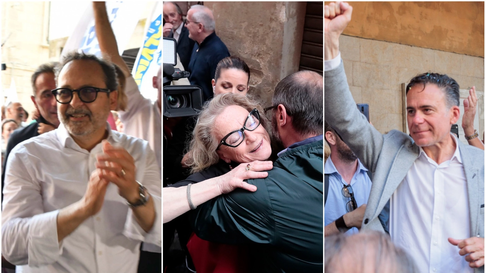 <p>Fossi e i nuovi dem, veleni con accuse. Ma il segretario rilancia: "Ora la mia strategia" / Il voto nei capoluoghi: <a href="https://www.lanazione.it/pisa/politica/michele-conti-sindaco-1593e218">Pisa</a> / <a href="https://www.lanazione.it/massa-carrara/politica/elezioni-persiani-sindaco-fc696f17">Massa</a> / <a href="https://www.lanazione.it/siena/politica/michelotti-lo-stratega-della-vittoria-a-siena-a-marzo-nessuno-credeva-in-nicoletta-fabio-19298e05">Siena</a> / <a href="https://www.lanazione.it/umbria/politica/elezioni-terni-bandecchi-porte-aperte-a-tutti-ora-lavoriamo-corridore-sara-vicesindaco-471cedfc">Terni</a> / </p>