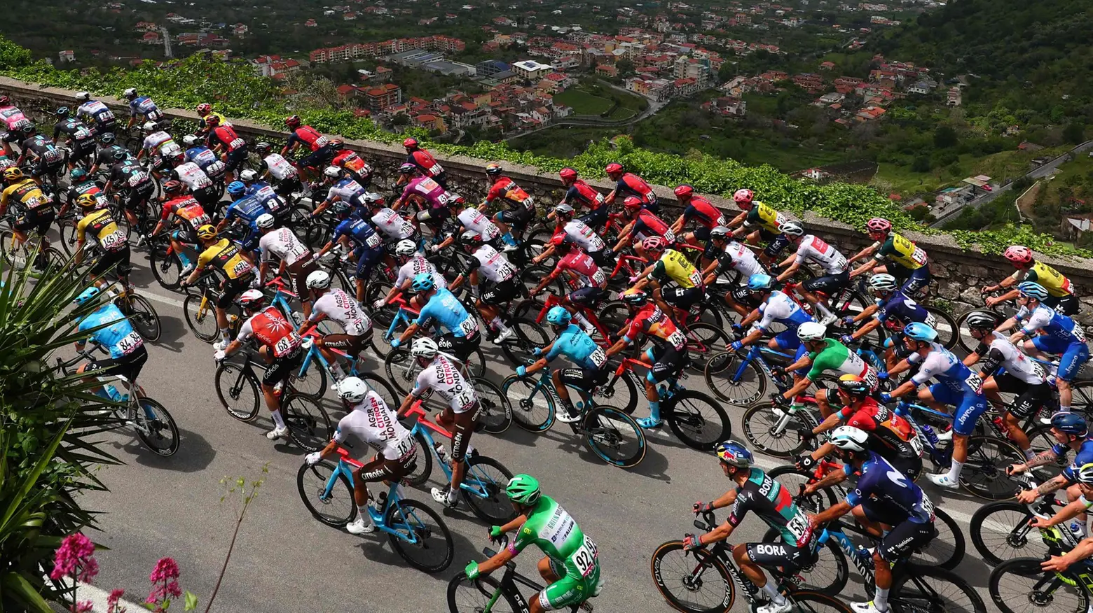 Un momento del Giro d'Italia 2023