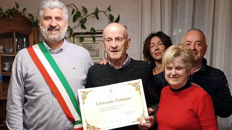 Edmondo Polinori spegne 100 candeline Edmondo Polinori spegne 100 candeline