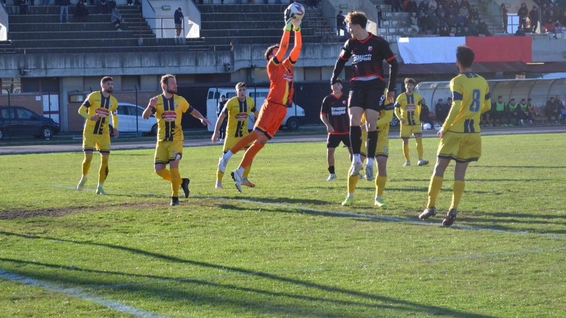 L'Orvietana non riesce ad arginare le velleità del San Donato, che si porta avanti con due gol e chiude la partita con un terzo. L'Orvietana è messa in difficoltà dalle assenze e da un cattivo approccio alla partita.
