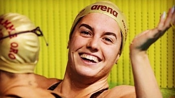 La piccola grande Giulia Gabbrielleschi, di Nuotatori Pistoiesi e Fiamme Oro Napoli