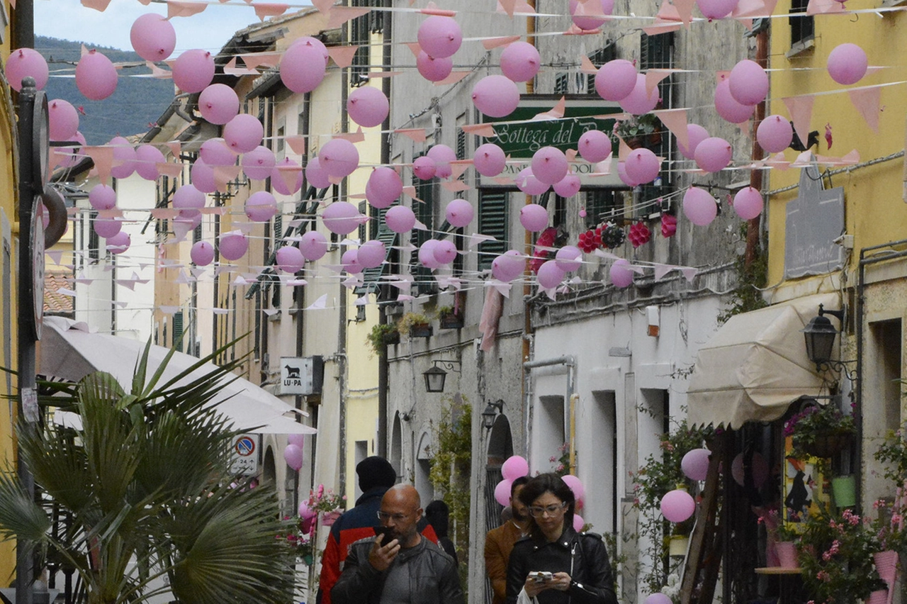 Palloncini rosa per il Giro