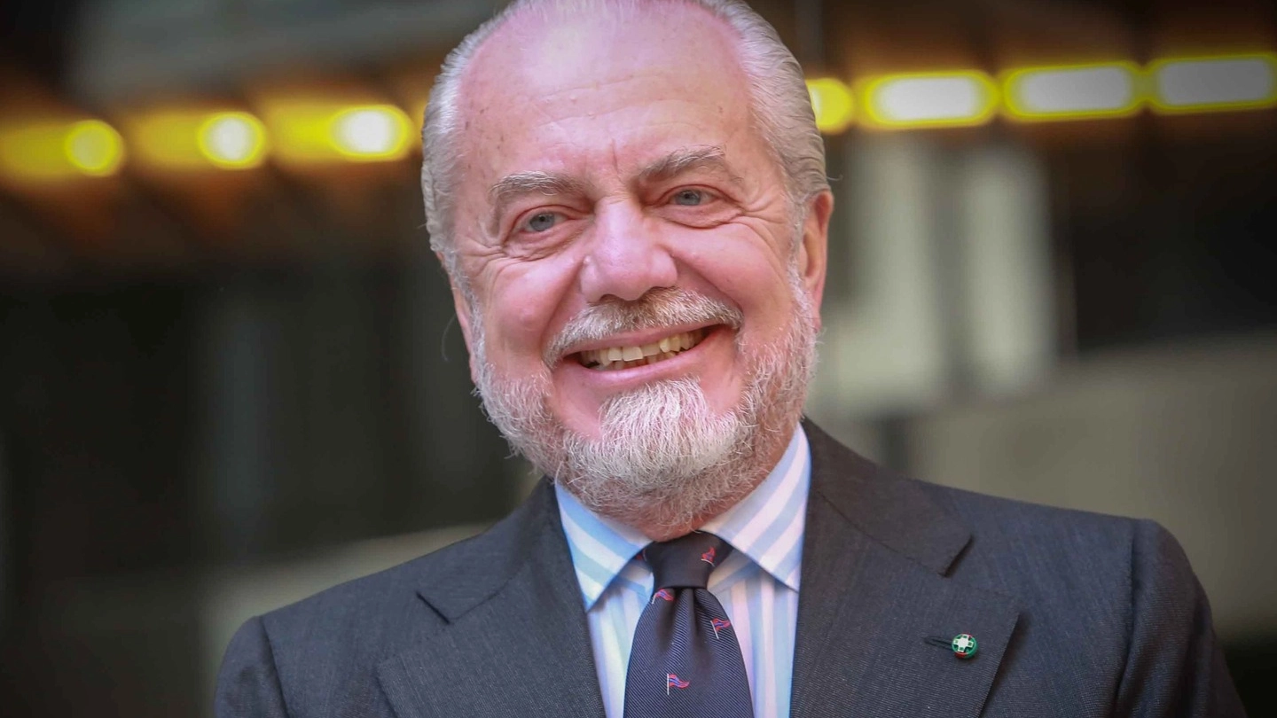 Il presidente del Napoli Aurelio De Laurentiis parteciperà alla cena di gala