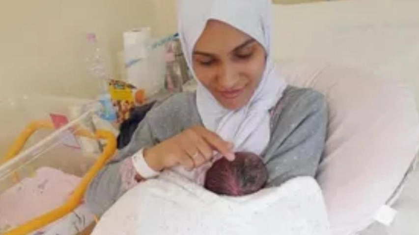 Fatima Zahra e la sua bimba 