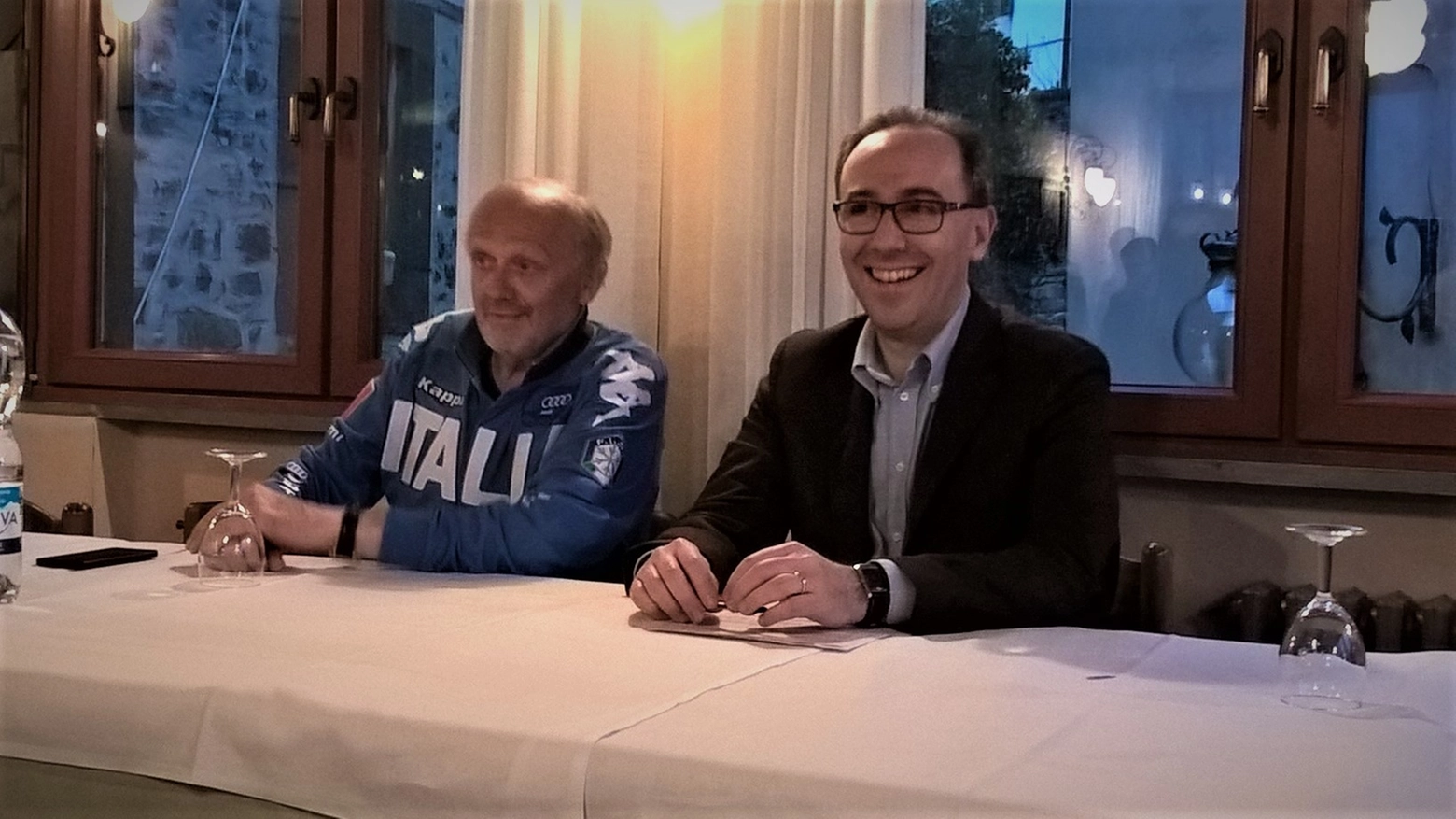 Tommaso Braccesi (a destra) con Giampiero Danti