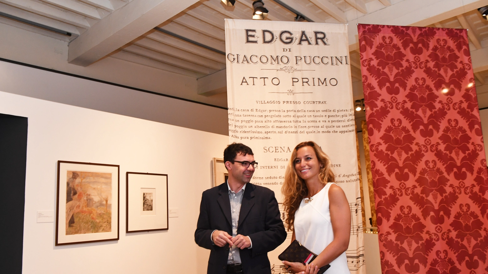 Beatrice Venezi in visita al Museo Puccini