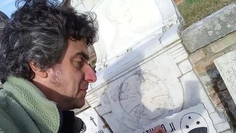 Una fase del restauro Una fase del restauro