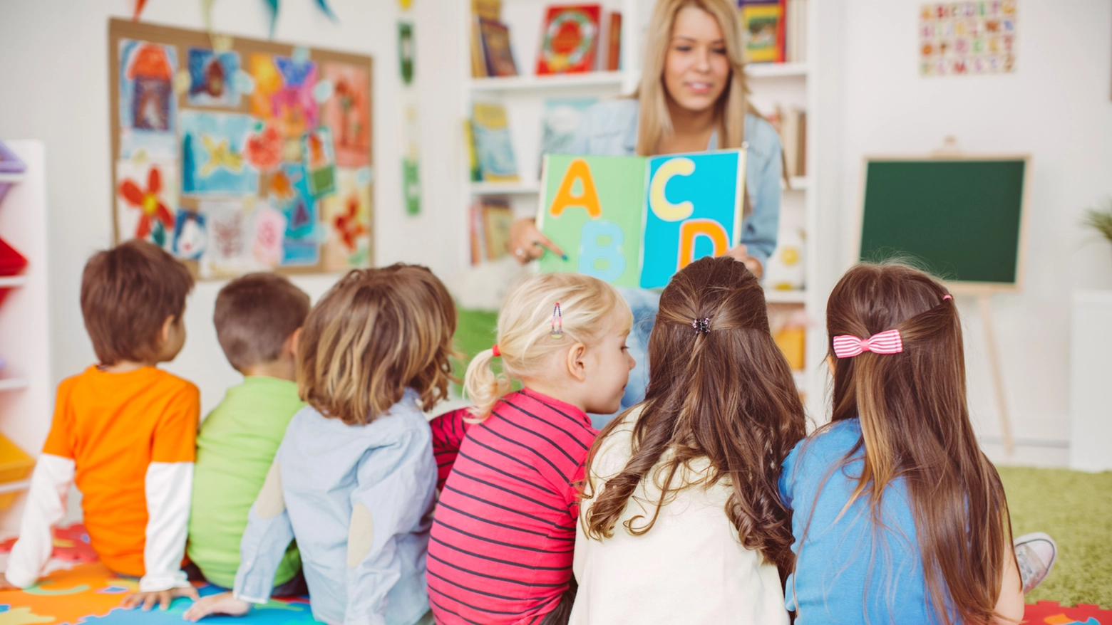 Bambini all'asilo (Getty Images) Bambini all'asilo (Getty Images)