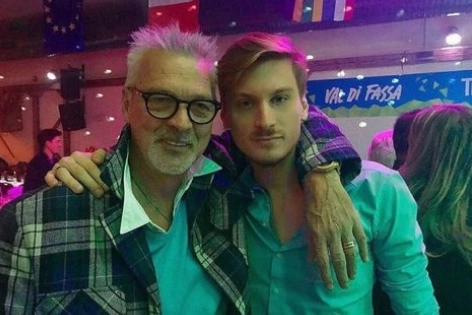 Stefano Tacconi con il figlio Andrea