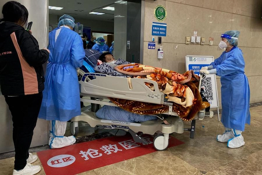 Covid: allarme per la situazione dei contagi in Cina (Ansa)