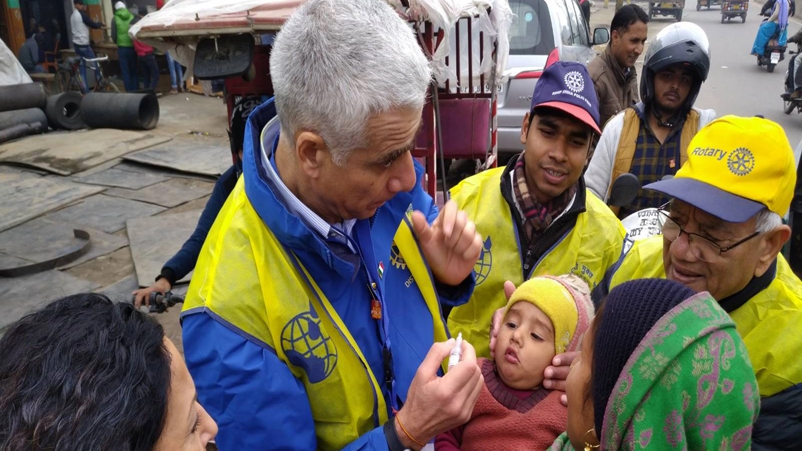 Medici rotariani impegnati nel progetto End Polio Now