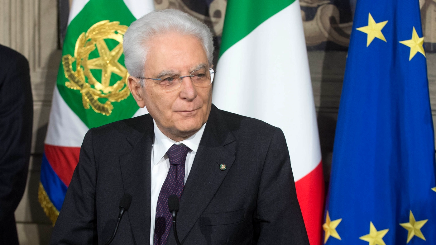 Il presidente della Repubblica Sergio Mattarella 