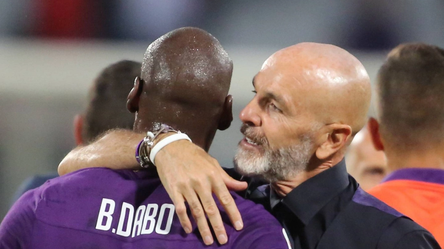Il tecnico Pioli in Fiorentina-Udinese (Fotocronache Germogli)